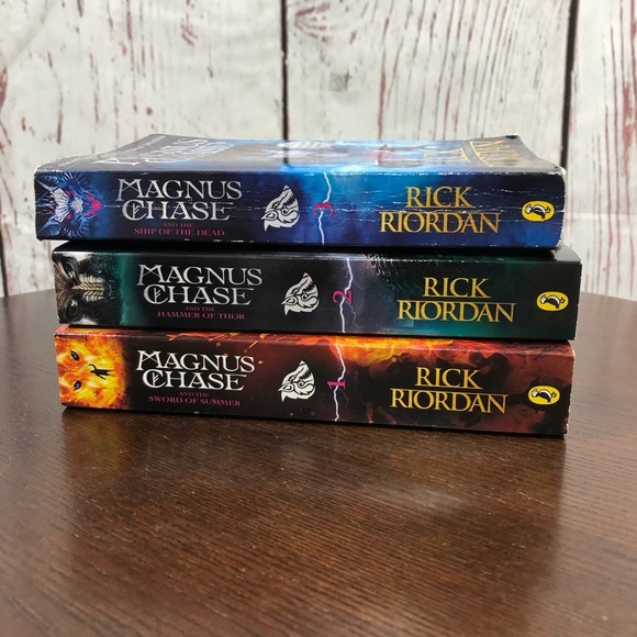 Other - Rick Riordan Magnus Chase Paperback Book Complete 3 Book Set